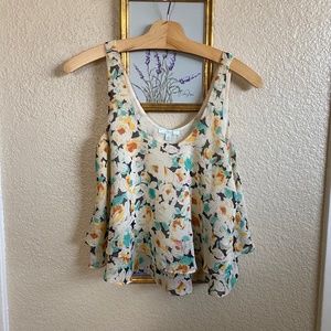Floral crop top